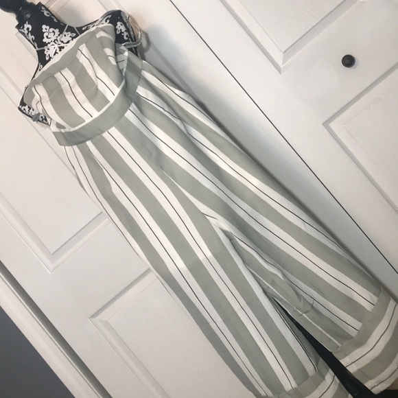 Grey/Cream Jumpsuit- NEW! - Picture 2 of 6